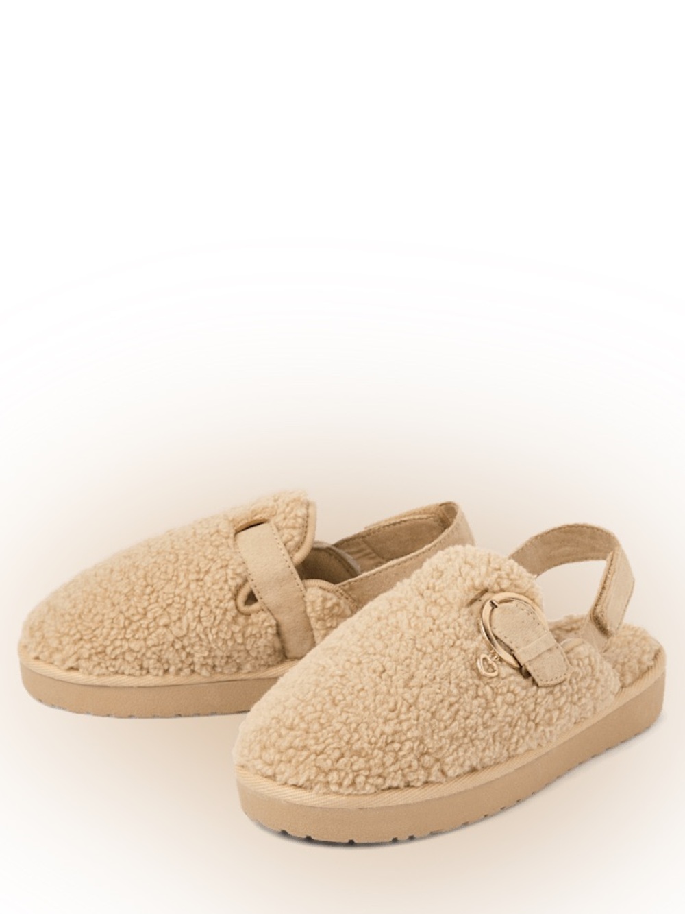 The Children’s Place Heart Charm Teddy Slip Ons